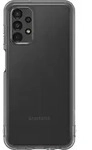 Soft Clear Cover f&uuml;r Samsung Galaxy A13 (Schwarz)