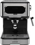 ESCM15DBK Siebtr&auml;ger Kaffeemaschine 15 bar (Schwarz, Edelstahl)