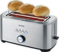 Severin AT 2621, Severin AT2621 Toaster 1400 W 4 Scheibe(n) 7 Stufen (Schwarz,