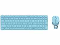 Rapoo 00215378, Rapoo 9750M Home Tastatur (Blau)