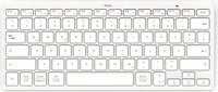 Hama 00125135, Hama 125135 KEY4ALL X510 B&uuml;ro Tastatur Bluetooth (Silber, Wei&szlig;)