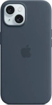 Apple MT0N3ZM/A, Silikon Case mit MagSafe Cover f&uuml;r Apple iPhone 15 (Navy)