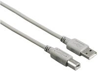 Hama USB 2.0 Verbindungskabel (1.5m) (grau) Verbindungskabel