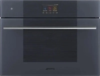 Smeg SO4104S4PG, Smeg SO4104S4PG (neptune grey) Elektro-Backofen mit Dampfgarer,