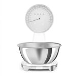 Smeg KSF01WHWW (wei&szlig;) K&uuml;chenwaage mit Sch&uuml;ssel