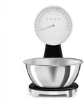Smeg KSF01BLWW K&uuml;chenwaage mit Sch&uuml;ssel