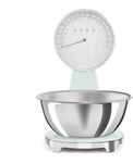 Smeg KSF01PGWW (pastellgr&uuml;n) K&uuml;chenwaage mit Sch&uuml;ssel