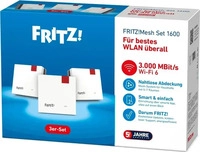 AVM FRITZ!Mesh Set 1600 (3er Pack) WLAN Repeater