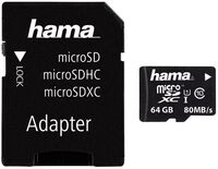 Hama microSDXC (64GB) Class 10 00124140 Speicherkarte