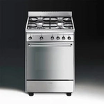 Smeg SCD60EMX9 (edelstahl/cleanste) Gas-Kombi-Standherd