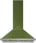 Smeg KPF9OG (gr&uuml;n) Wand-Dekor-Dunstabzugshaube