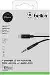 BELKIN AV10172BT06-BLK, BELKIN MixIT Lightning > 3,5 Kabel (1,8m) (schwarz)
