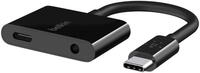 BELKIN 3,5mm Audio + USB-C Ladeadapter Adapter