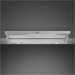 Smeg KSET999XE (silber) Flachschirm-Dunstabzugshaube