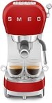 Smeg ECF02RDEU (rot) Siebtr&auml;germaschine