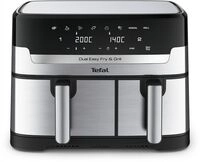 Tefal EY905D, Tefal EY905D Dual Easy Fry & Grill (edelstahl) Hei&szlig;luft-Fritteuse