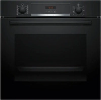 Bosch HBA574BB3 Backofen 60cm Schwarz Pyrolyse 7Heizarten AutoPilot10 LED-Display