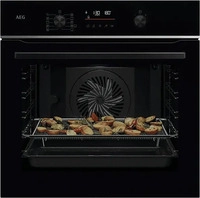 AEG TS6PB51ZAB Backofen 60cm Pyrolyse 10Heizarten 45Automatikprogramme AirFry
