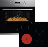 Electrolux ELXB1X (KOHLH00BX + LRR6430CK) Backofenset 7Heizarten AquaClean