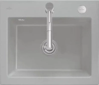 Villeroy & Boch 330902KD Subway 60 S Fossil Keramiksp&uuml;le Excenterbet&auml;tigung