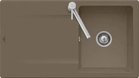 Villeroy & Boch 333501TR Siluet 50 Timber Keramiksp&uuml;le Handbet&auml;tigung Einbausp&uuml;le