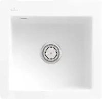 Villeroy & Boch 33152FR1 Subway 50 S flat Wei&szlig; Alpin Keramiksp&uuml;le Excenter
