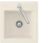 Villeroy & Boch 678101FU Subway 45 XS Ivory Keramiksp&uuml;le Handbet&auml;tigung