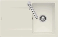 Villeroy & Boch 333401KR Siluet 45 Crema Keramiksp&uuml;le Handbet&auml;tigung...