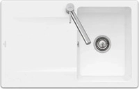 Villeroy & Boch 333401RW Siluet 45 Stone White Keramiksp&uuml;le Handbet&auml;tigung