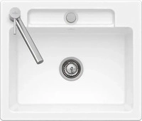 Villeroy & Boch 33461FKR Siluet 60 S flat Crema Keramiksp&uuml;le Handbet&auml;tigung