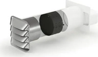 E-Jal Col flow 125 Mauerkasten inkl THERMOBOX, wei&szlig;/Edelstahl 4033044