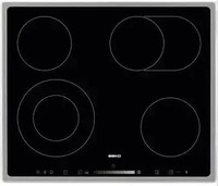 BEKO HIC64503TX, Beko HIC 64503 TX Glaskeramik-Kochfeld Edelstahlrahmen 60cm