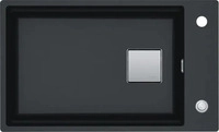 FRANKE 1250627321, Franke Kubus 2 KNG 110-62 Fragranit+ Unterbaubecken Black Matt