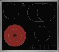 Electrolux LRR6436M, Electrolux LRR 6436 M Kochfeld Glaskeramik mit Edelstahlrahmen