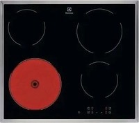 Electrolux LRR6430M, Electrolux LRR 6430 M Kochfeld Glaskeramik mit Edelstahlrahmen