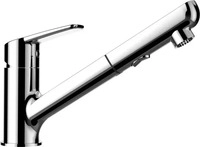 SCHOCK 522120CHR, Schock DAJA Einhebelmischer Chrom Auszugsbrause Hochdruck 522120CHR