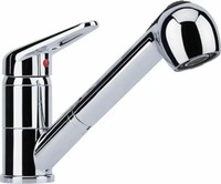 FRANKE 1150347111, Franke NOVARA-PLUS Einhebelmischer Chrom HD Zugauslauf