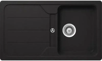 SCHOCK FOMD100UGON, Schock FORMHAUS D 100 Cristalite Einbausp&uuml;le Unterbau Onyx