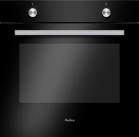 AMICA EBX947600SM, Amica EBX 947600 SM Einbaubackofen 77 Liter Matt Schwarz, EEK A