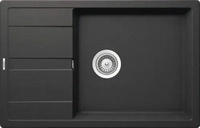 SCHOCK MAND100LSAGNE, Schock MANHATTAN D-100 LS Cristalite Einbausp&uuml;le Auflage Nero