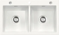 SYSTEMCERAM 55620212, Systemceram KeraDomo Mera Twin F Einbausp&uuml;le fl&auml;chenb&uuml;ndig