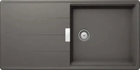 SCHOCK TIAD100LUSIL, Schock TIA D-100 L Cristadur Einbausp&uuml;le Unterbau Silverstone
