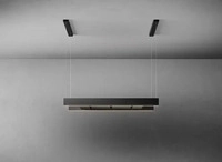 FALMEC 102625, Falmec LIGHT IS 120 Inselhaube schwarz 120 cm Umluft 102625,...