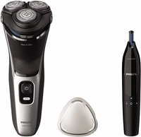 Philips S3143/02 Series 3000 inkl. Nasenhaaartrimmer (silber)