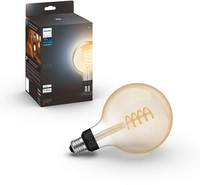 hue Wh. Amb. 7W Fil G125 E27 (Schwarz)