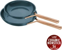 Zwilling 1035077, Zwilling Milano Bratpfannenset 2-tlg. Blau - Aluminium