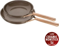 Zwilling 1035085, Zwilling Milano Bratpfannenset 2-tlg. Braun - Aluminium