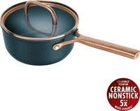 Zwilling 1035074, Zwilling Milano Stieltopf mit Glasdeckel Blau 18 cm - Aluminium