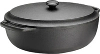 Skeppshult 9000, Skeppshult Br&auml;ter oval 35x25 cm / 6 L - Gusseisen mit Deckel