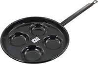 Riess 0294-022, Riess Classic Schwarzemaille Augenpfanne - Emaille Schwarz